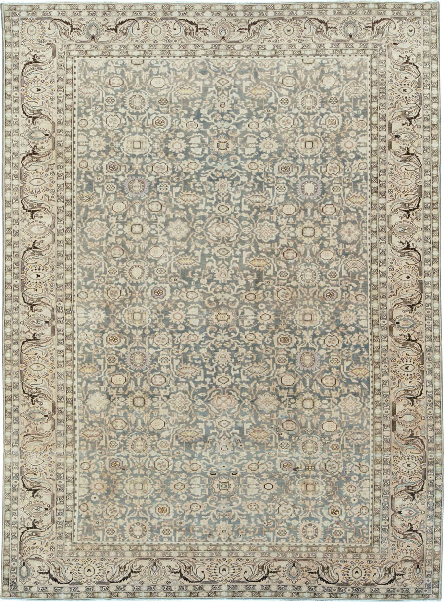 Vintage Persian Malayer Room Size Carpet, No.27234 - Staging