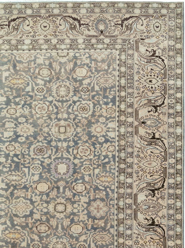 Vintage Persian Malayer Room Size Carpet, No.27234 - Staging
