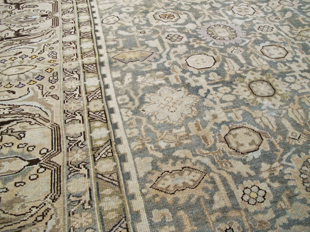 Vintage Persian Malayer Room Size Carpet, No.27234 - Staging
