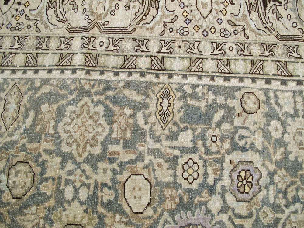 Vintage Persian Malayer Room Size Carpet, No.27234 - Staging