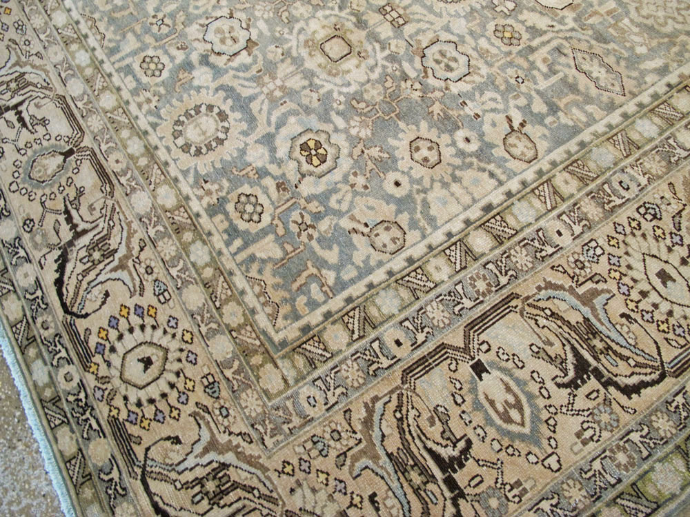 Vintage Persian Malayer Room Size Carpet, No.27234 - Staging