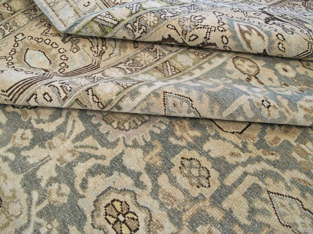 Vintage Persian Malayer Room Size Carpet, No.27234 - Staging