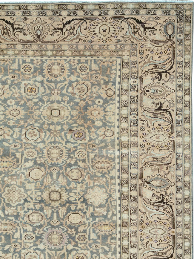 Vintage Persian Malayer Room Size Carpet, No.27234 - Staging