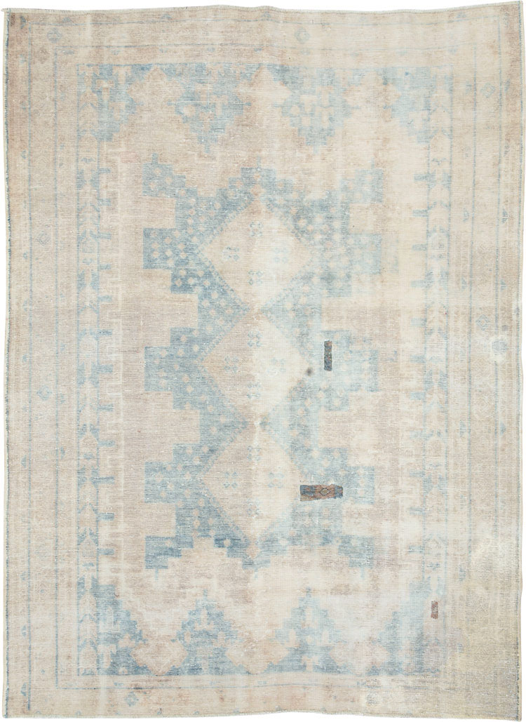 Vintage Persian Afshar Rug, No.27238 - Staging