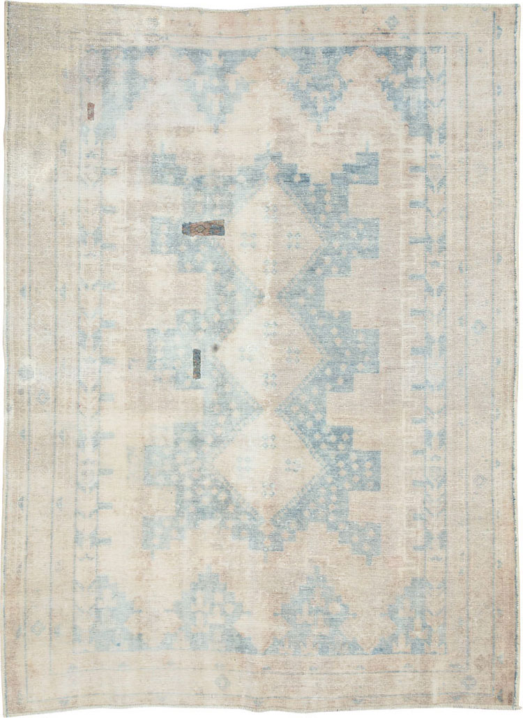 Vintage Persian Afshar Rug, No.27238 - Staging