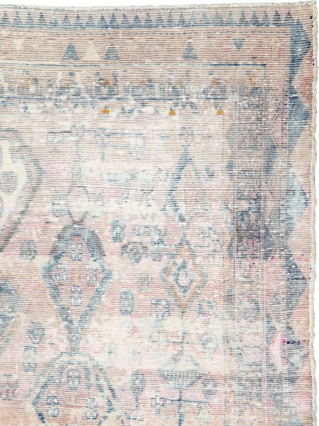 Vintage Persian Afshar Distressed Rug, No.27240 - Staging