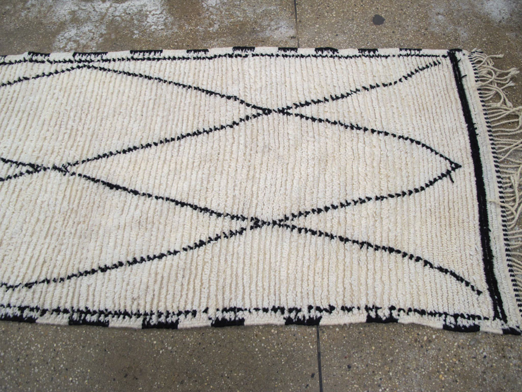 Contemporary Moroccan Runner, No.27246 - Staging