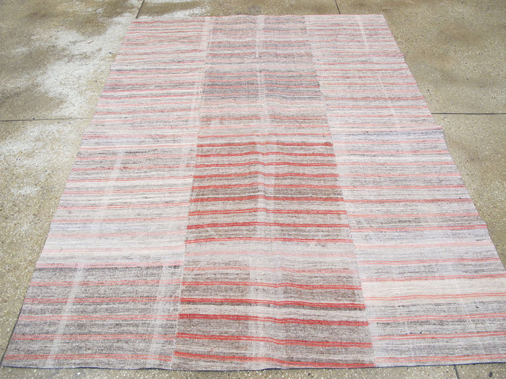 Vintage Turkish Flatweave, No.27261 - Staging