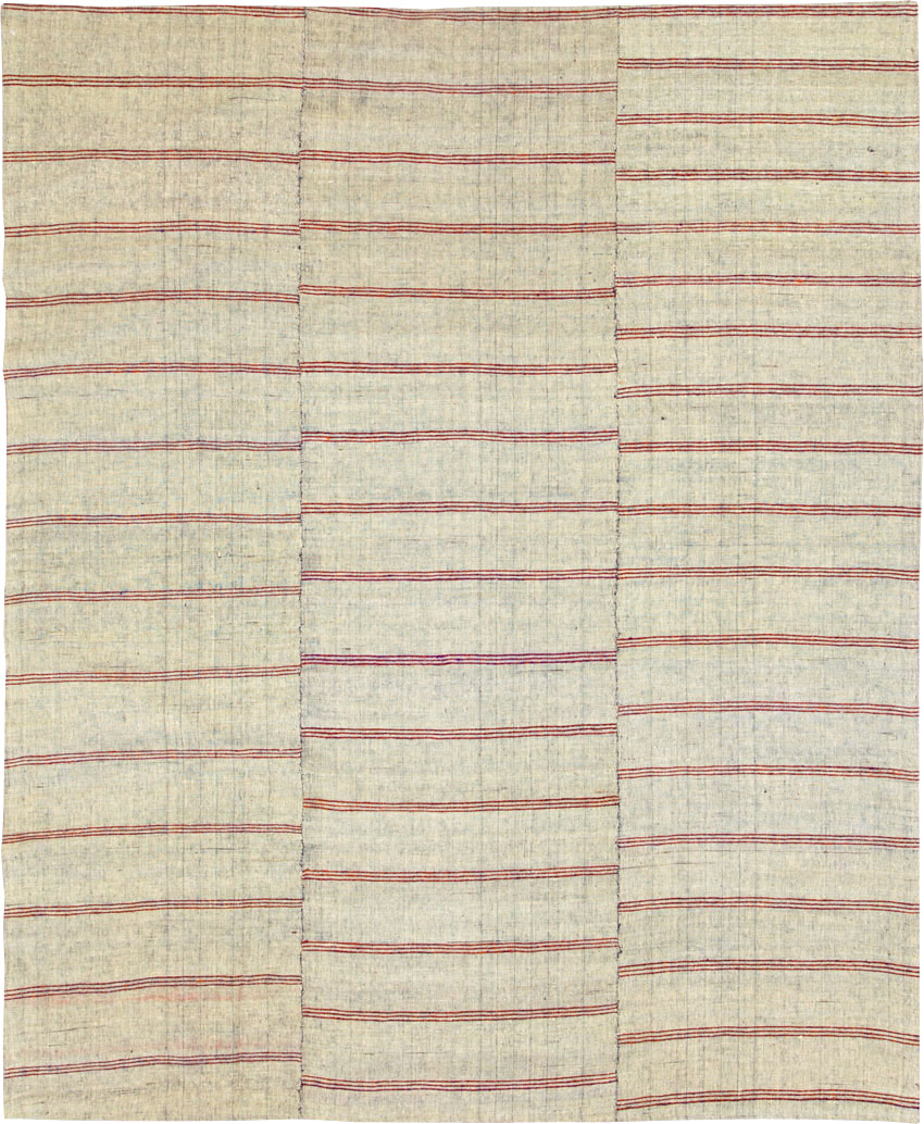 Vintage Turkish Flatweave Kilim Accent Rug, No.27264 - Staging