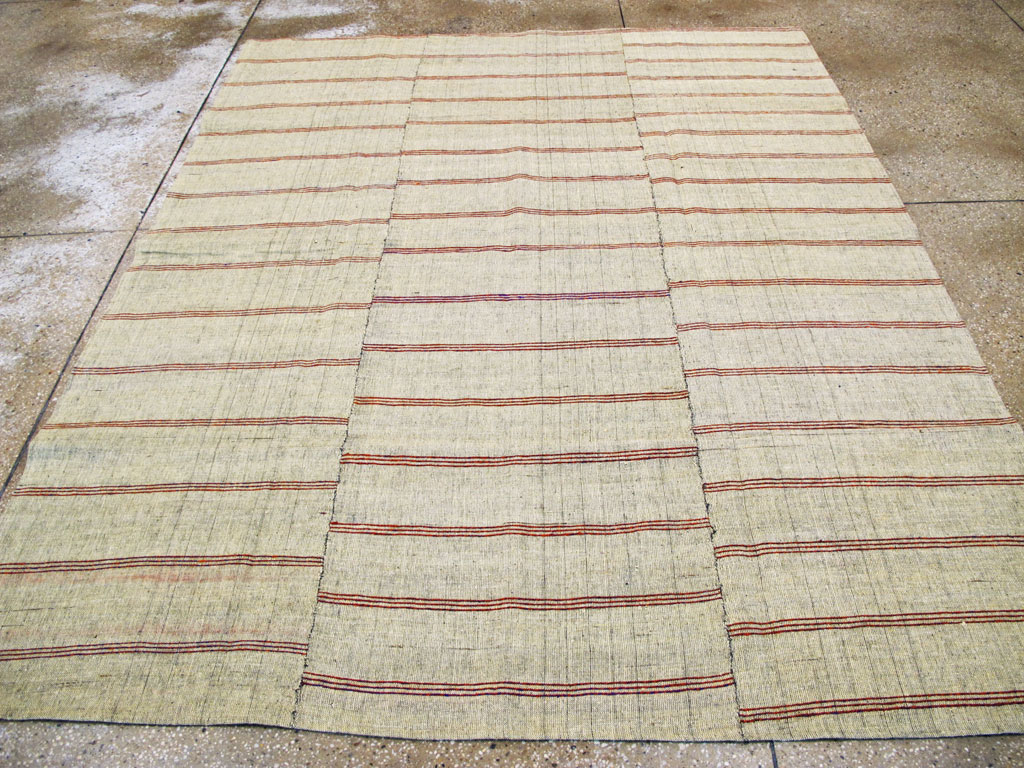 Vintage Turkish Flatweave Kilim Accent Rug, No.27264 - Staging