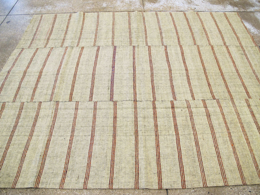 Vintage Turkish Flatweave Kilim Accent Rug, No.27264 - Staging