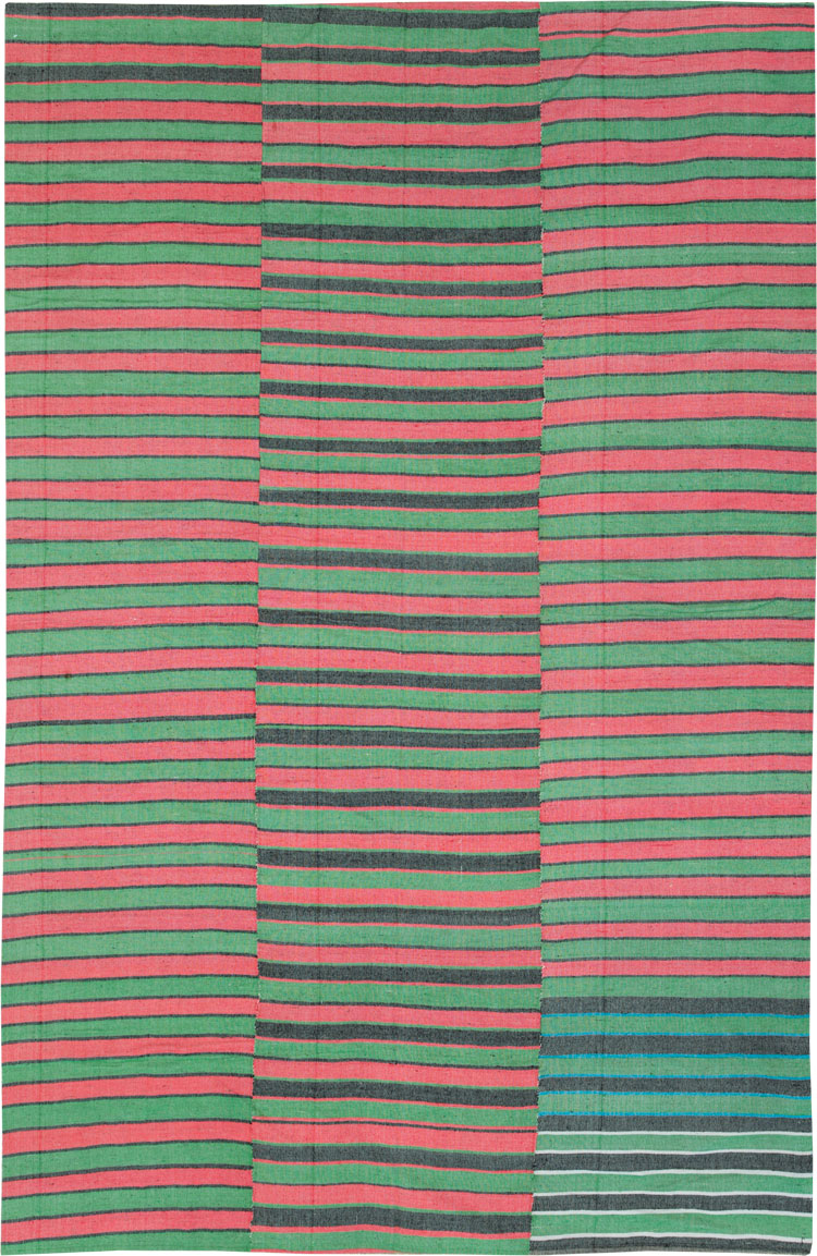 Vintage Turkish Flatweave Kilim Accent Rug, No.27266 - Staging