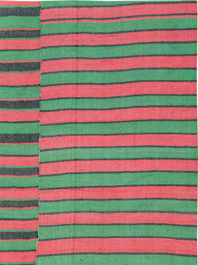 Vintage Turkish Flatweave Kilim Accent Rug, No.27266 - Staging