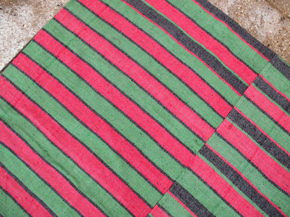 Vintage Turkish Flatweave Kilim Accent Rug, No.27266 - Staging