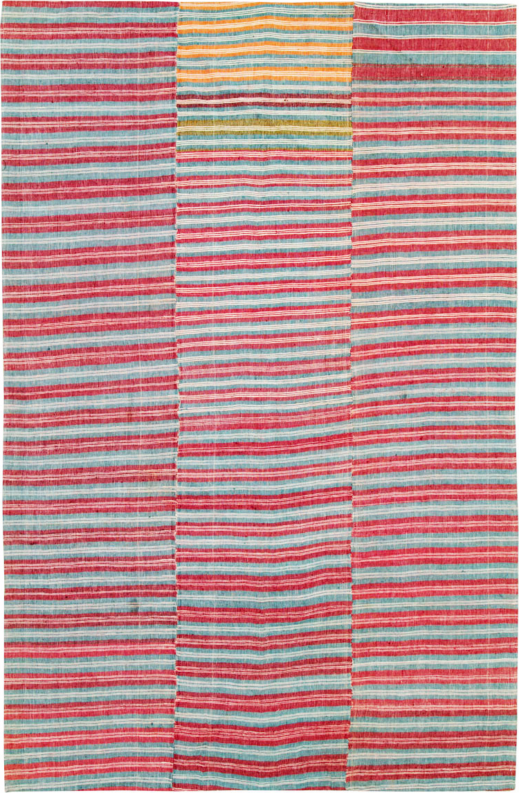 Vintage Turkish Flatweave Kilim Accent Rug, No.27267 - Staging