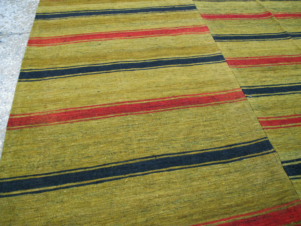 Vintage Persian Flatweave Kilim Accent Rug, No.27268 - Staging