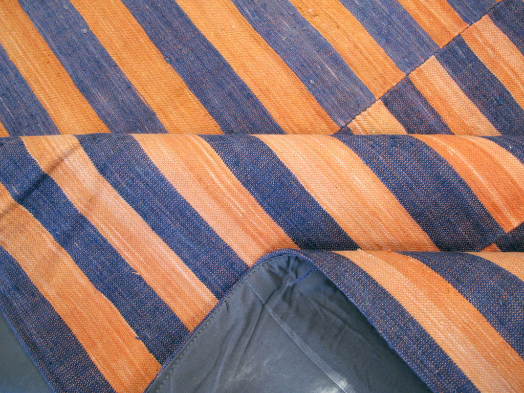 Vintage Turkish Flatweave Accent Rug, No.27273 - Staging