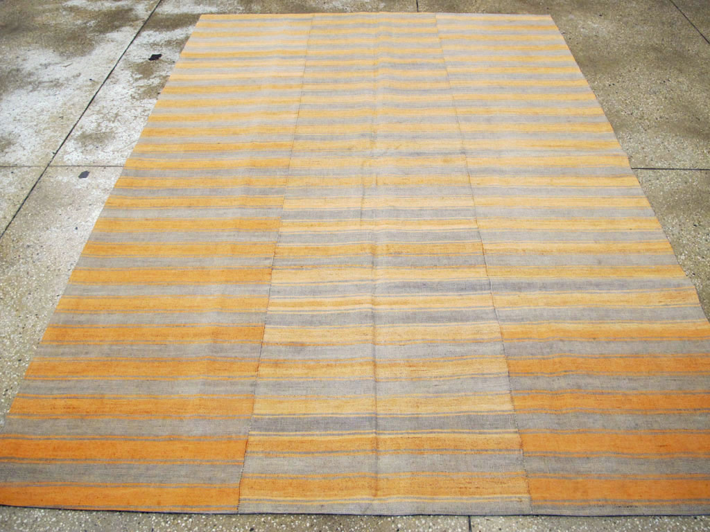 Vintage Turkish Flatweave Kilim Accent Rug, No.27275 - Staging