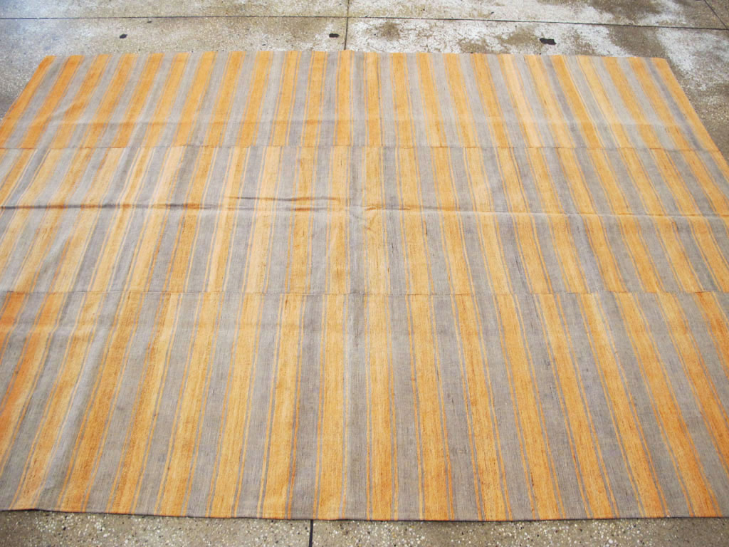 Vintage Turkish Flatweave Kilim Accent Rug, No.27275 - Staging