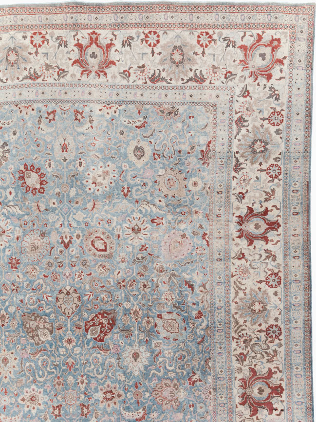 Antique Persian Tabriz Carpet, No.27287 - Staging