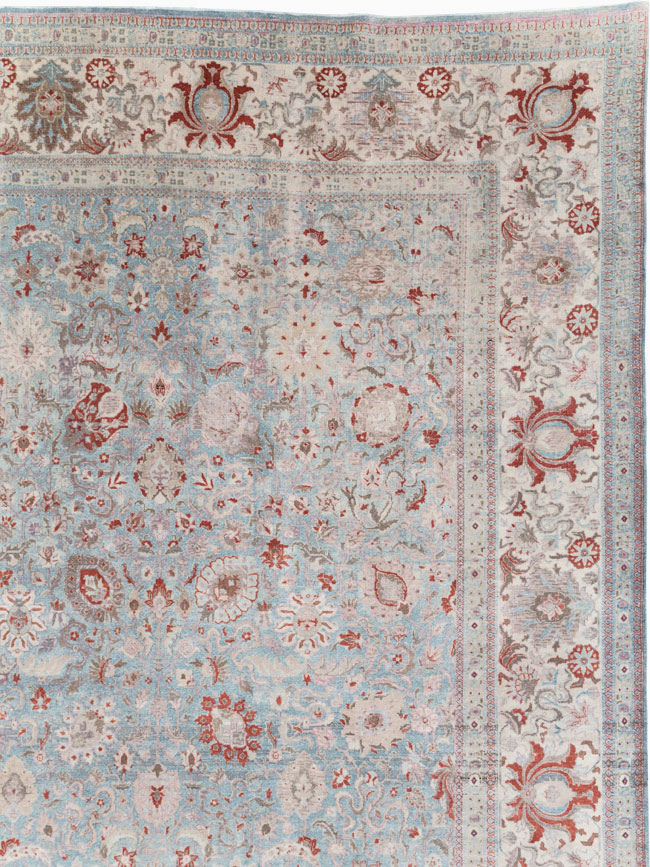 Antique Persian Tabriz Carpet, No.27287 - Staging