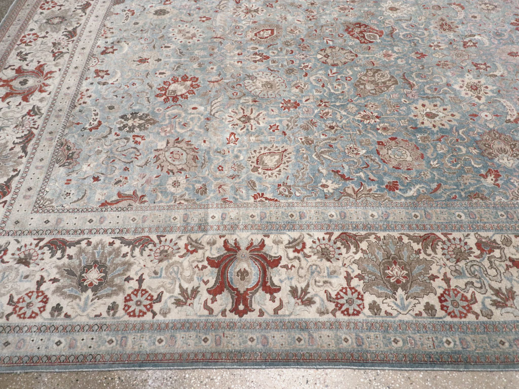 Antique Persian Tabriz Carpet, No.27287 - Staging