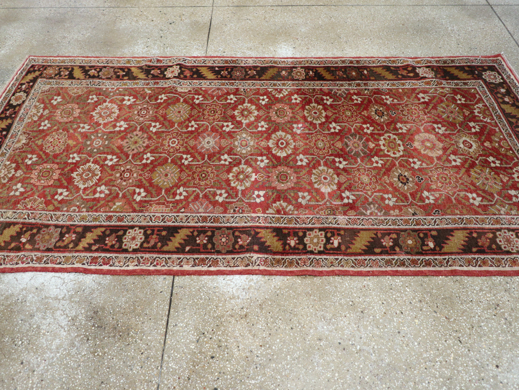 Antique Persian Bidjar Gallery Rug, No.27288 - Staging