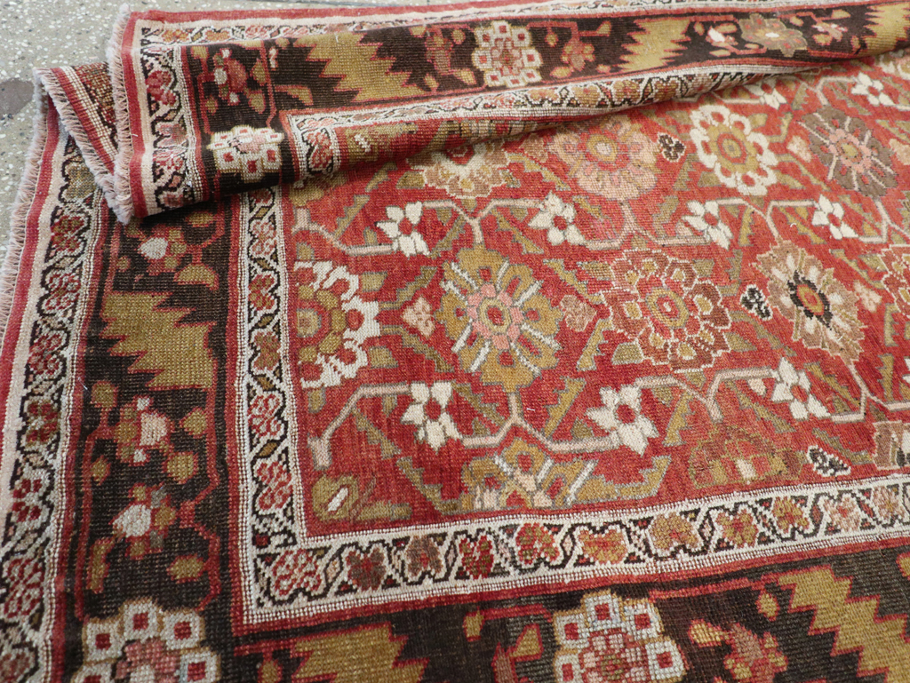 Antique Persian Bidjar Gallery Rug, No.27288 - Staging