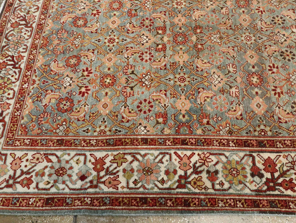 Vintage Persian Malayer Long Gallery Carpet, No.27291 - Staging