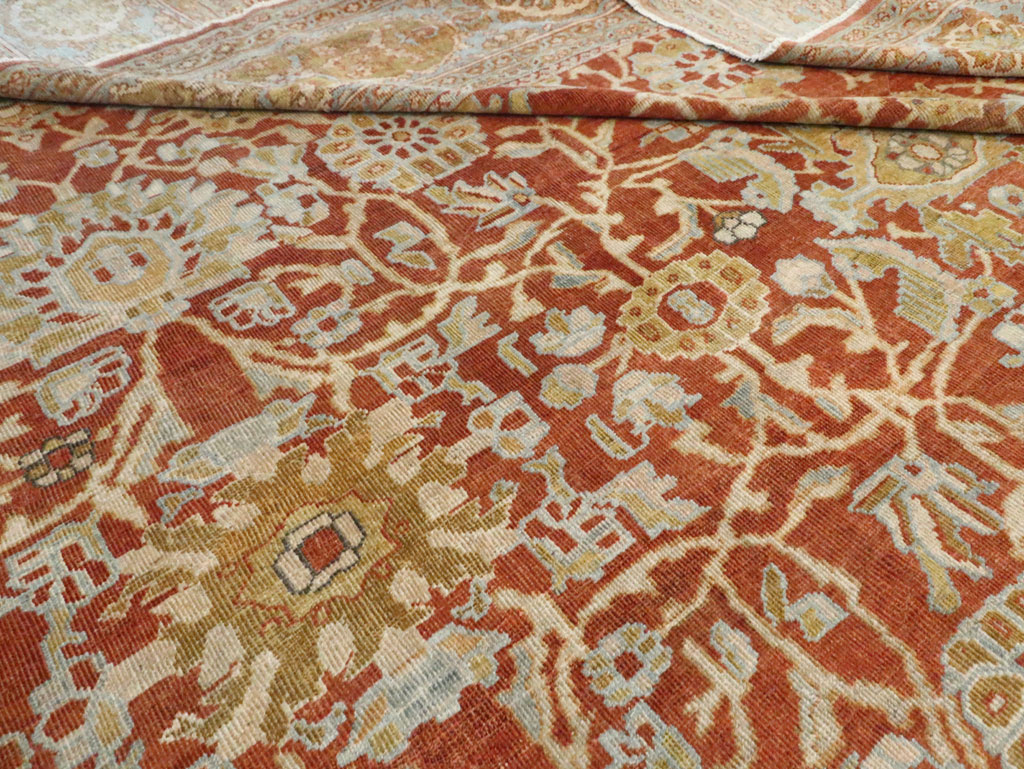 Antique Persian Mahal Carpet, No.27294 - Staging