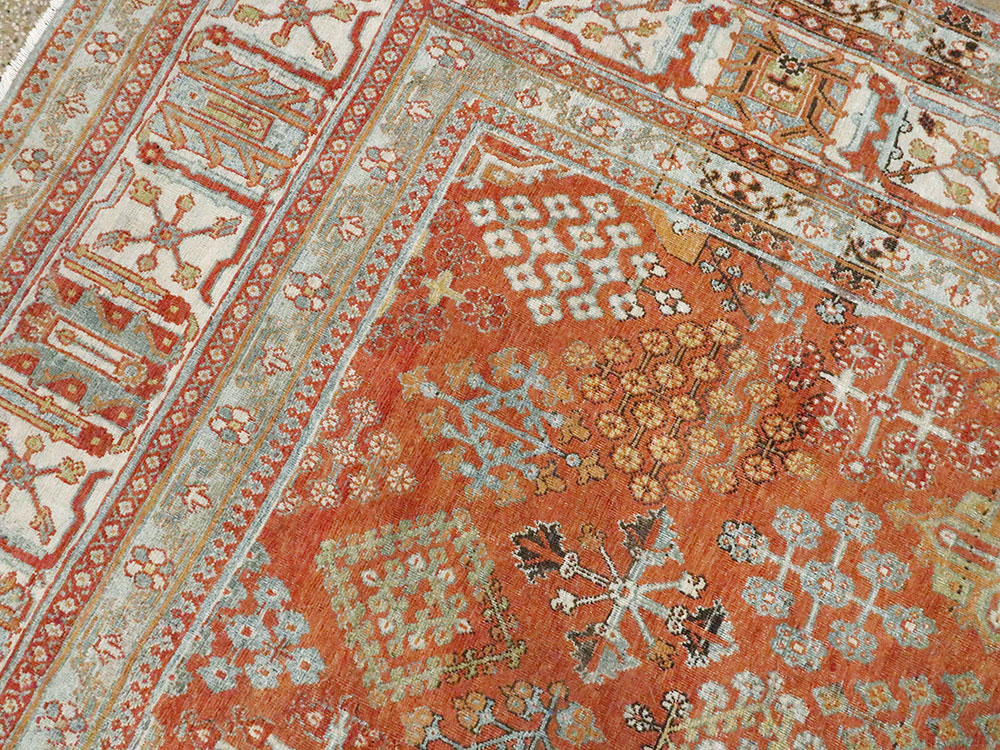 Vintage Persian Joshegan Rug, No.27297 - Staging