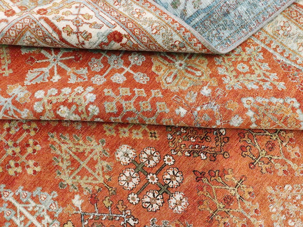 Vintage Persian Joshegan Rug, No.27297 - Staging