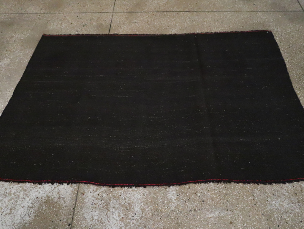 Vintage Turkish Flatweave Kilim Accent Rug, No.27298 - Staging
