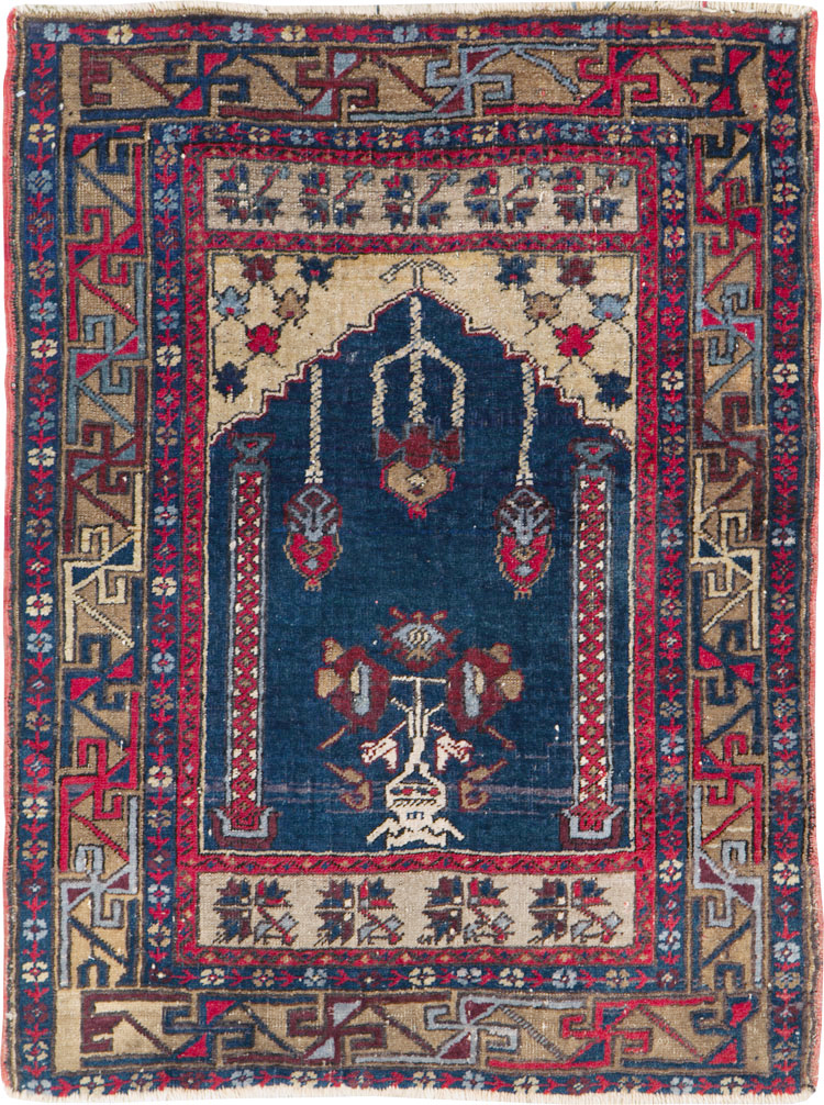 Antique Turkish Anatolian Rug (Pair: 1 of 2), No.27300 - Staging