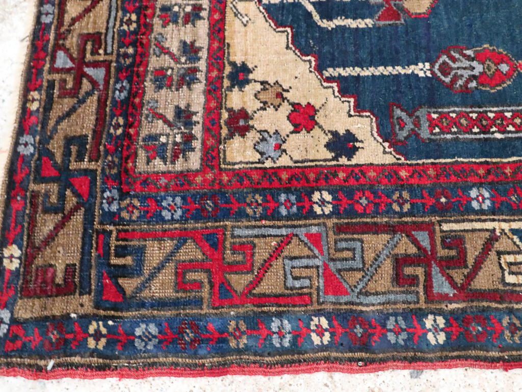 Antique Turkish Anatolian Rug (Pair: 1 of 2), No.27300 - Staging