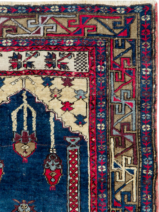 Antique Turkish Anatolian Rug (Pair: 2 of 2), No.27301 - Staging