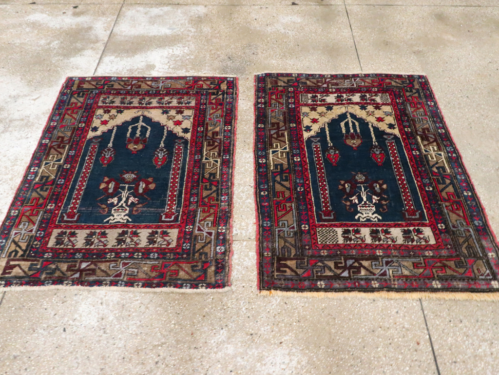 Antique Turkish Anatolian Rug (Pair: 2 of 2), No.27301 - Staging