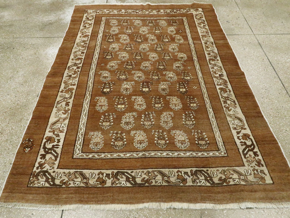 Antique Persian Serab Rug, No.27329 - Staging