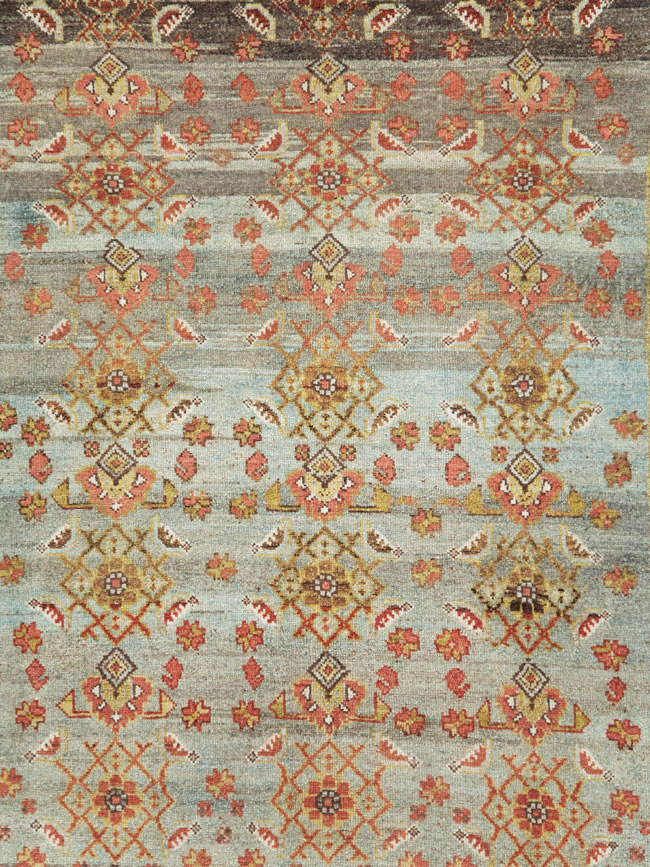 Antique Persian Malayer Wide Gallery Runner, No.27334 - Staging