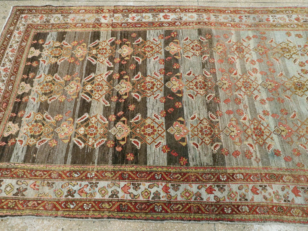 Antique Persian Malayer Wide Gallery Runner, No.27334 - Staging