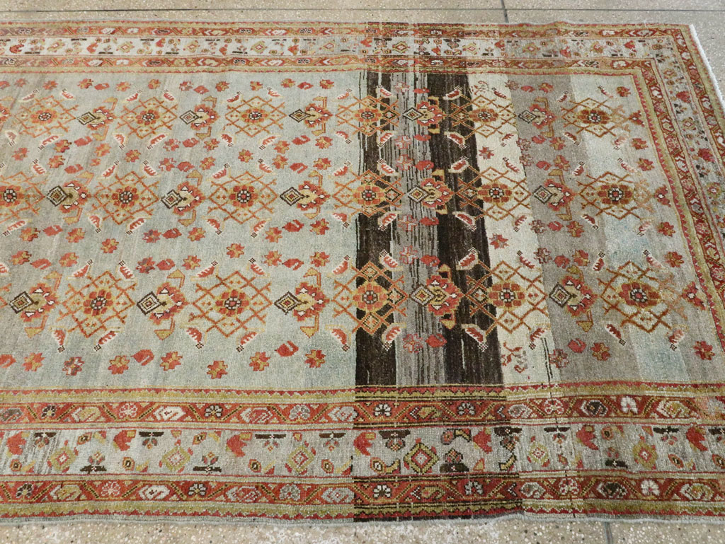 Antique Persian Malayer Wide Gallery Runner, No.27334 - Staging