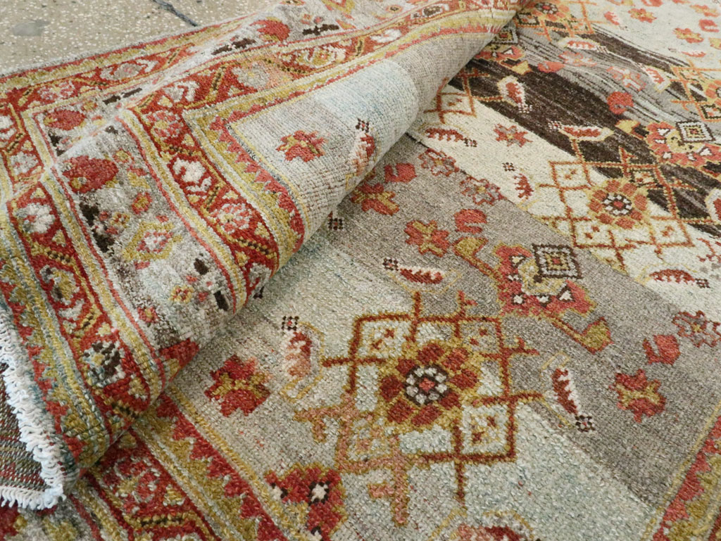 Antique Persian Malayer Wide Gallery Runner, No.27334 - Staging