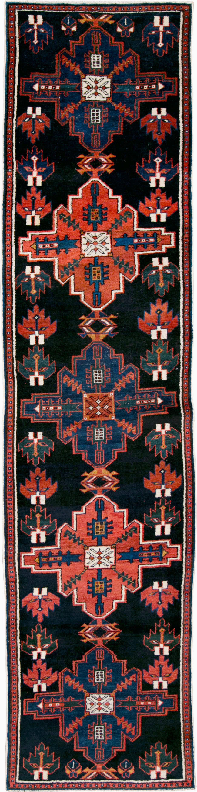 Antique Persian Malayer Runner, No.27335 - Staging