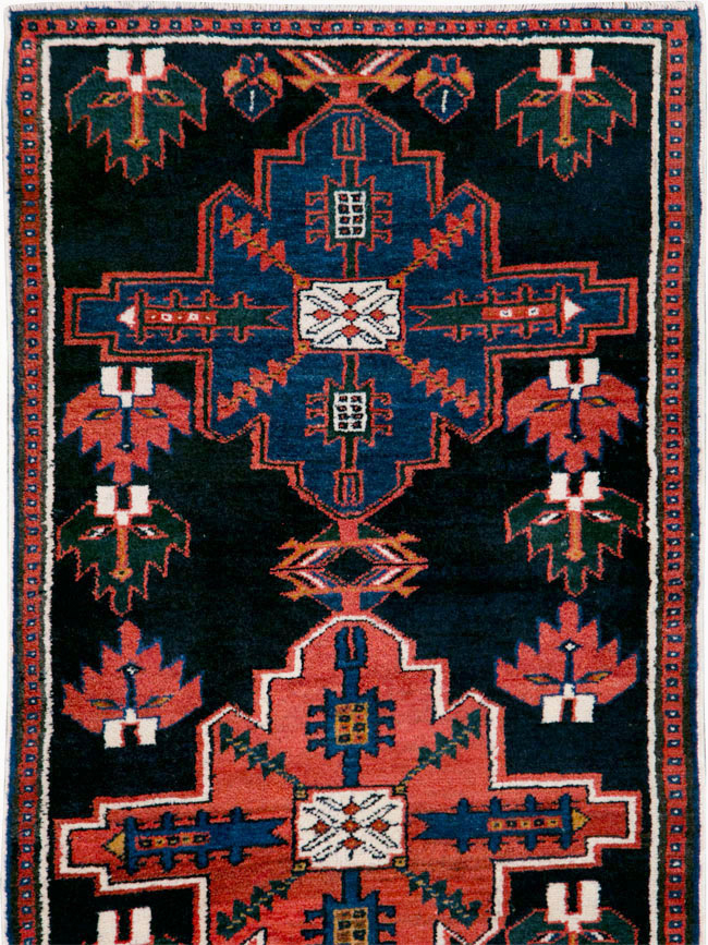 Antique Persian Malayer Runner, No.27335 - Staging