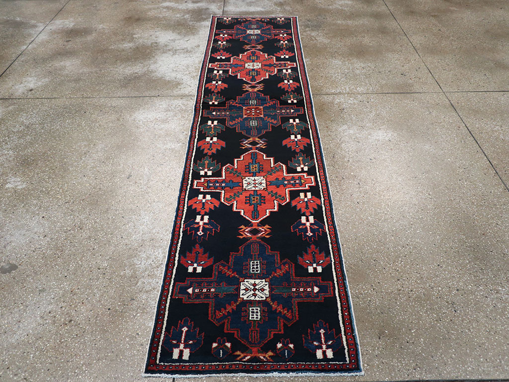 Antique Persian Malayer Runner, No.27335 - Staging