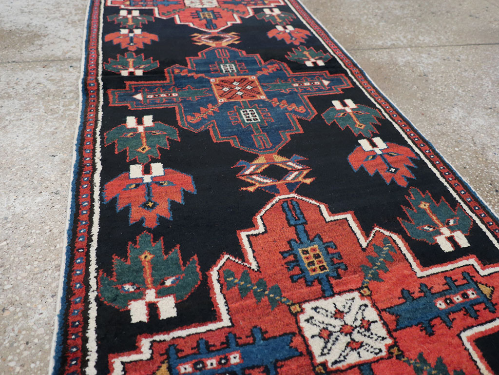 Antique Persian Malayer Runner, No.27335 - Staging