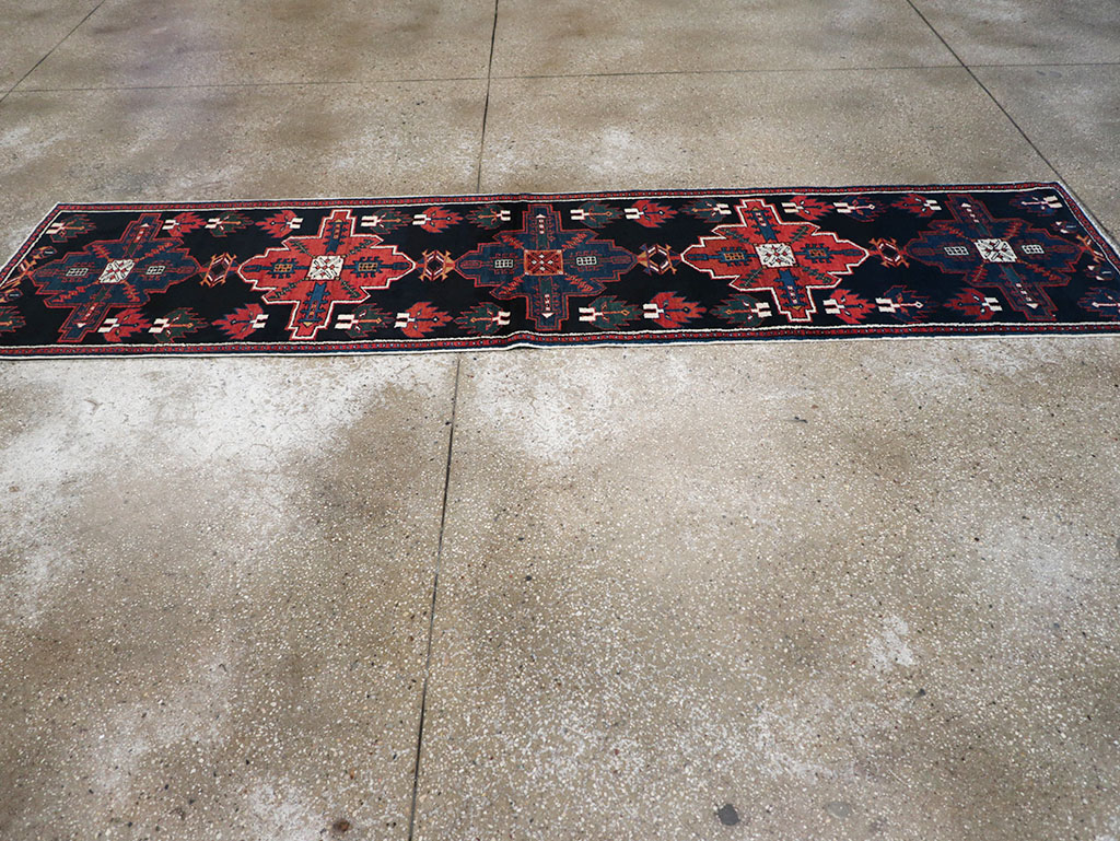 Antique Persian Malayer Runner, No.27335 - Staging