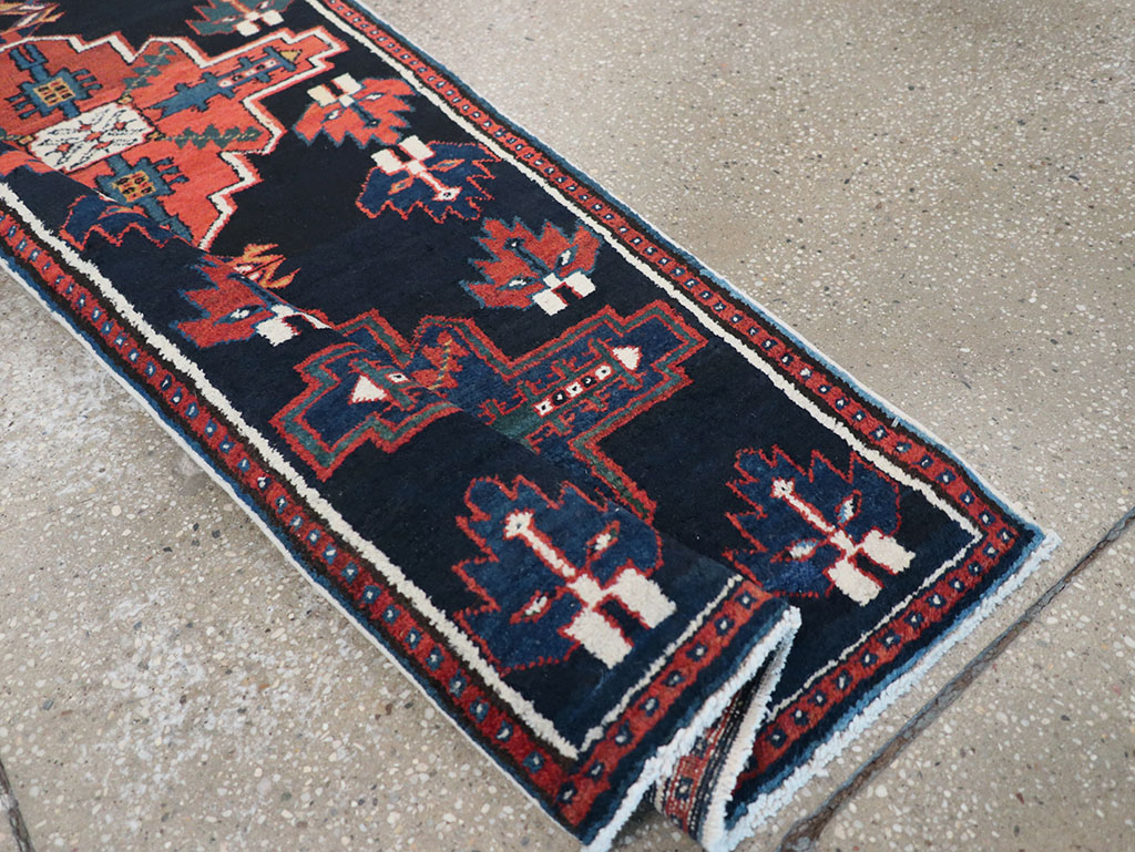 Antique Persian Malayer Runner, No.27335 - Staging