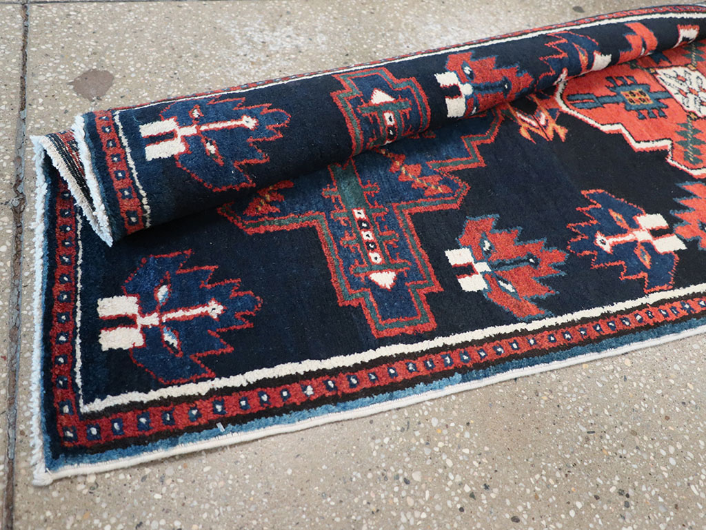 Antique Persian Malayer Runner, No.27335 - Staging