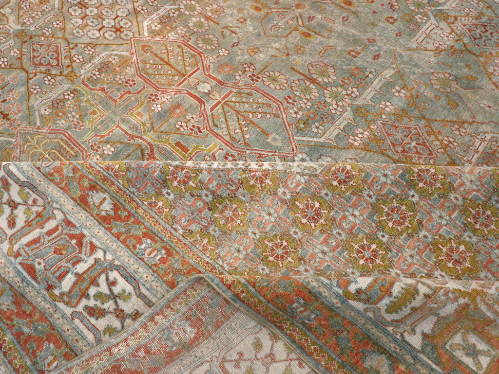 Antique Persian Joshegan Carpet, No.27337 - Staging